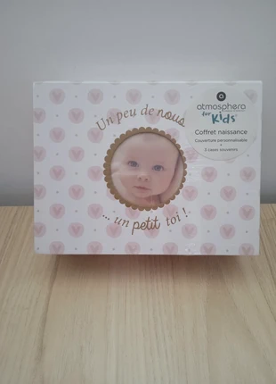 coffret cadeau de naissance, personnalisable Atmosphera, neuf sous blister, merk: Atmosphera, staat: Nieuw met prijskaartje, € 8,00, € 9,10 inclusief Kopersbescherming