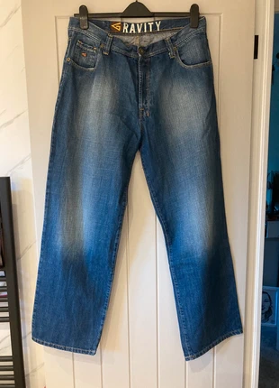 Men’s W38 - Vintage 90s/ Y2K Washed Out Gravity Jeans, brand: GRAVITY, condition: Very good, size: W38, £17.00, £18.55 includes Buyer Protection