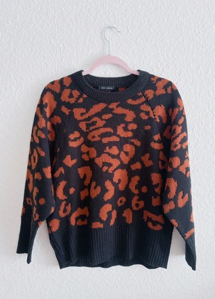 Dunkelbrauner Leo Pulli, merk: QED London, staat: Heel goed, maat: L / 40 / 12, € 25,00, € 26,95 inclusief Kopersbescherming