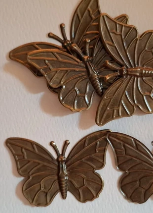 9 grands Papillons estampes filigranées, pendentifs, steampunk, Ornement, déco, état: Neuf sans étiquette, taille: Taille unique, 5,00 €, 5,95 € Protection acheteurs incluse