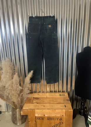 Donkerblauwe Carhartt broek – Loose Original Fit 32x34 – met knee pads, merk: Carhartt, staat: Heel goed, maat: W32 | FR 42, € 60,00, € 63,70 inclusief Kopersbescherming