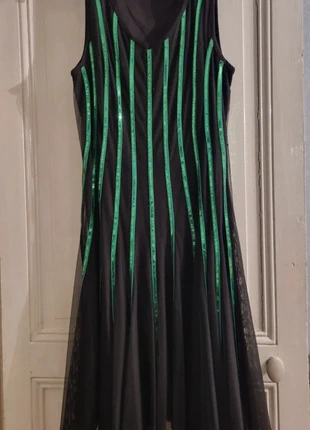 Robe longue à bretelles strass jupe en tulle, brand: Komplimente, condition: Very good, size: XL / 42 / 14, €18.00, €19.60 includes Buyer Protection