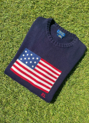 Pull Flag Ralph Lauren bleu marine Femme taille L, marque: Ralph Lauren, état: Très bon état, taille: L / 40 / 12, 119,90 €, 126,60 € Protection acheteurs incluse