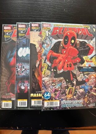 Marvel Comics - Deadpool (2016) - Primi 4 Volumi, zustand: Sehr gut, 30,00 €, 32,20 € inklusive Vinted-Käuferschutz