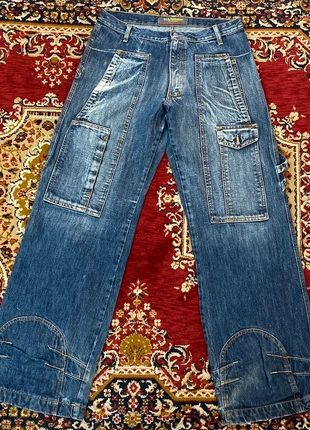 Pantalón Baggy Denim Hip Hop y2k Trend Baggy, marque: JNCO, état: Très bon état, taille: M, 35,00 €, 37,45 € Protection acheteurs incluse