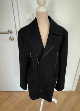 Caban en laine noir, brand: Delaveine, condition: Very good, size: L, €15.00, €16.45 includes Buyer Protection