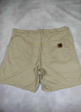 Short workwear Carhartt beige vintage avec patch en cuir L Homme, marque: Carhartt, état: Très bon état, taille: L, 16,00 €, 17,50 € Protection acheteurs (Pro) incluse
