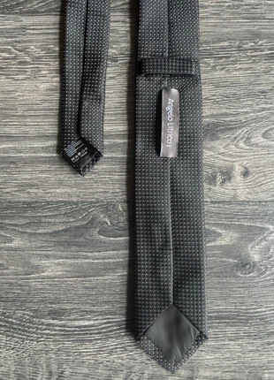 Cravate grise à motif, marque: C&A, état: Neuf sans étiquette, 1,00 €, 1,75 € Protection acheteurs incluse