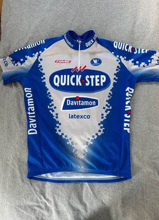Maillot cycliste Quickstep Davitamon Vermarc vintage rétro, marca: Vermarc, estado: Muito bom, tamanho: XXL, €22.00, €23.80 inclui Proteção do Comprador