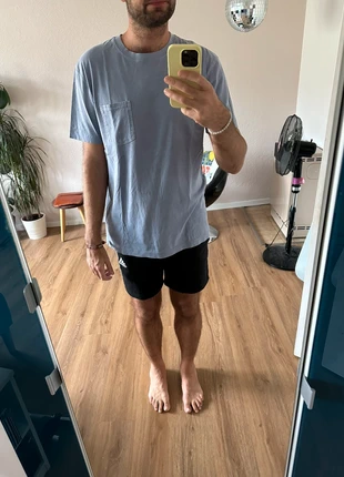 Basic herrenshirt blau, merk: Basic, staat: Heel goed, maat: L, € 2,99, € 3,84 inclusief Kopersbescherming