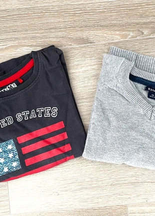 🎈 Lot 1 pull + 1 t-shirt manches longues taille 4 ans, marke: Kiabi, zustand: Sehr gut, größe: 4 Jahre / 104, 4,00 €, 4,90 € inklusive Vinted-Käuferschutz