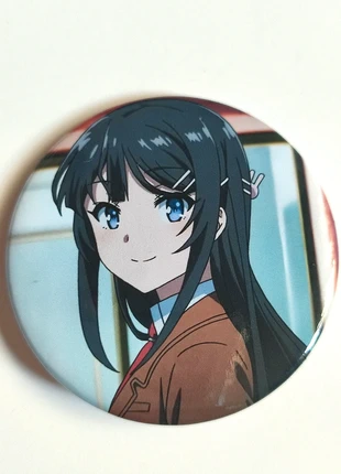 Mai Bunny Girl Senpai Badge, marca: bunny girl senpai, estado: Muy bueno, 1,75 €, 2,54 € Protección al comprador incluida