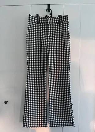 ZARA Black & White Gingham Stretch Pants, marque: Zara, état: Neuf sans étiquette, taille: M / 38 / 10, 8,00 €, 9,10 € Protection acheteurs incluse