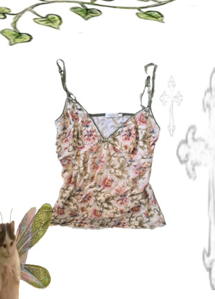 top 2000s fairycore green, marque: Oysho, état: Très bon état, taille: S / 36 / 8, 4,00 €, 4,90 € Protection acheteurs incluse