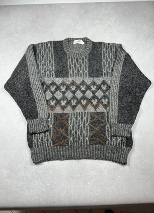 pull Sweat vintage 90s funky en laine crew neck col rond Gris - taille XL, marke: Vintage Dressing, zustand: Sehr gut, größe: XL, 20,00 €, 21,70 € inklusive Vinted-Käuferschutz