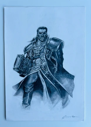 Original Warhammer40K Pencil Art Unknown Artist Signed, condition: Very good, £7.50, £8.58 includes Buyer Protection