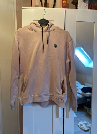 Lost Minds beige hoodie unisex – comfortabele streetwear met print achterzijde, merk: The Sting, staat: Goed, maat: M / 38 / 10, € 5,00, € 5,95 inclusief Kopersbescherming