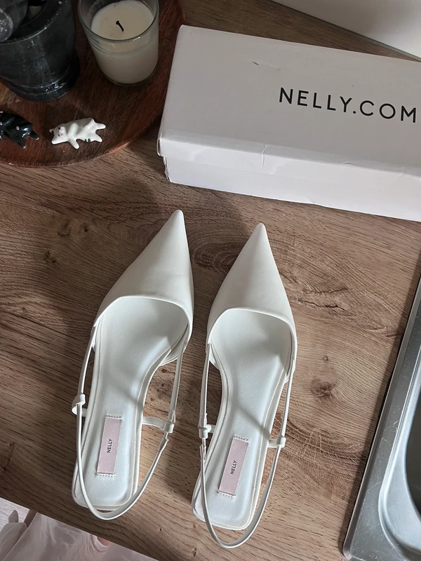 Slingback ballerina shoes