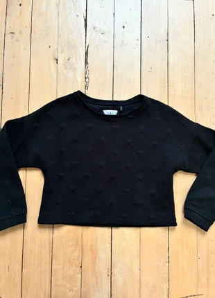 pull à étoile contrastées noir Ikks 10 ans, brand: IKKS, condition: Very good, size: 10 years / 140 cm, €6.00, €7.00 includes Buyer Protection