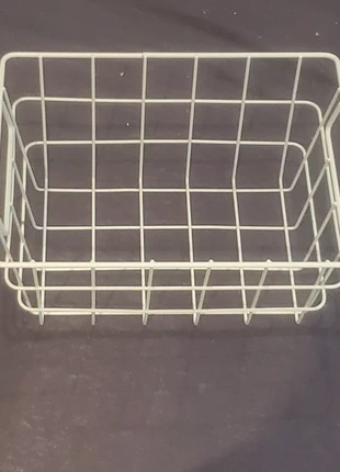 Blue wired storage box, brand: Tesco, condition: Very good, £1.20, £1.96 includes Buyer Protection