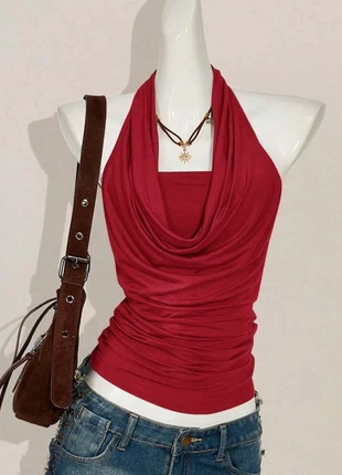 Top y2k vintage col bénitier, marque: top y2k vintage col bénitier, état: Neuf sans étiquette, taille: M / 38 / 10, 27,00 €, 29,05 € Protection acheteurs incluse