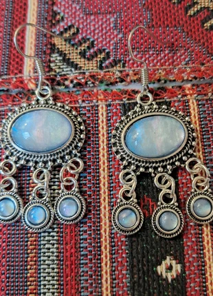 Boucle d'oreille métal couleur argent inde india hippie boheme bohemian ethnique bali neuf, marke: Boheme, zustand: Neu, 11,00 €, 12,25 € inklusive Vinted-Käuferschutz