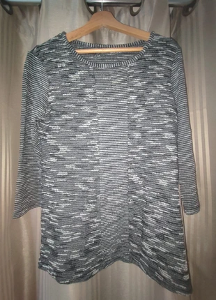 Pull Femme Mi-Saison Noir Blanc Chiné | Taille M (3), estado: Muy bueno, tamaño: M / 38 / 10, 5,90 €, 6,90 € Protección al comprador incluida