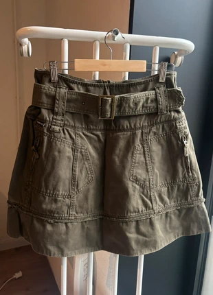 khaki mini skirt, marque: Forecast, état: Très bon état, taille: S / 36 / 8, 14,50 €, 15,93 € Protection acheteurs incluse