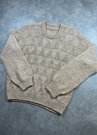 Pull ethnic papy vintage oversize 90s 80s Coogi style | Taille S | Couleur lin ficelle 78, brand: Vintage Dressing, condition: Very good, size: S / 36 / 8, €24.90, €26.85 includes Buyer Protection