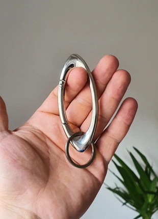 Eleganter Schlüsselanhänger _ Silber _ Edelstahl, marque: Accessoire, état: Neuf sans étiquette, 6,99 €, 8,04 € Protection acheteurs incluse