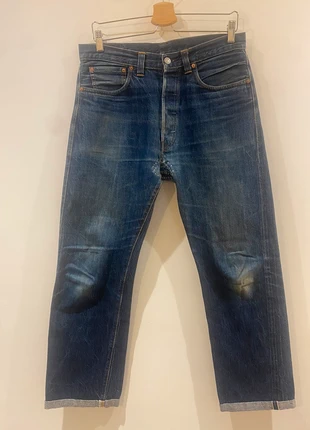 Levi Big E 501XX selvage jeans, brand: Levi's Vintage Clothing, condition: Satisfactory, size: W33, £59.50, £63.18 includes Buyer Protection