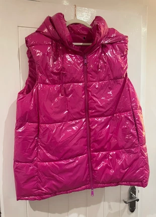 Bright Shiny Fuchsia Pink Puffer Body Warmer – Roman, Size 20, brand: ROMAN, condition: Very good, size: 4XL / 20, £7.00, £8.05 includes Buyer Protection