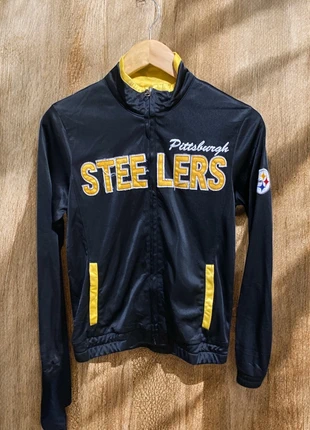 Vintage Sweat Full zip | NFL Steelers | Rétro SPort US, marque: NFL, état: Très bon état, taille: S / 36 / 8, 13,00 €, 14,35 € Protection acheteurs incluse