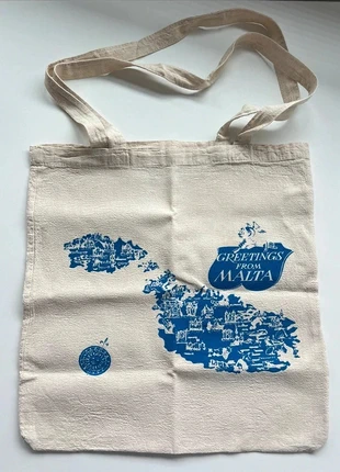 Tote bag "Greetings Malta", estado: Bueno, 2,00 €, 2,80 € Protección al comprador incluida