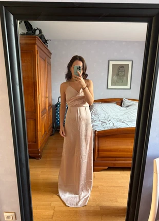 Pretty Little Thing robe longue beige crème tendance cérémonie mariage taille XS 34 neuve, marke: PrettyLittleThing, zustand: Neu, größe: XS / 34 / 6, 10,00 €, 11,20 € inklusive Vinted-Käuferschutz