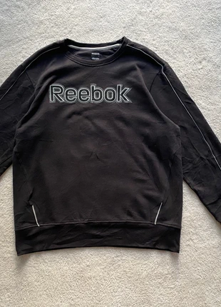 Vintage Y2K Black Reebok Spell-out Sweatshirt, brand: Reebok, condition: Very good, size: M, £26.99, £29.04 includes Buyer Protection