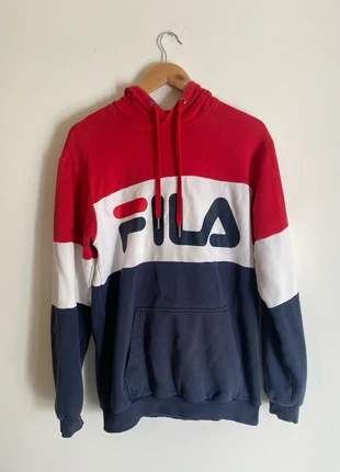 Sweat fila homme M marine rouge blanc vintage année 90s 87% coton, marke: FILA, zustand: Sehr gut, größe: M, 15,00 €, 16,45 € inklusive Vinted-Käuferschutz