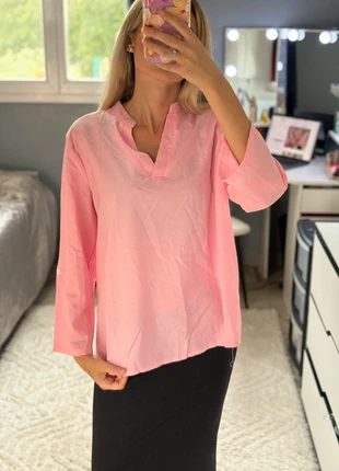 Blouse fluide rose à manches longues, condition: Very good, size: L / 40 / 12, €3.00, €3.85 includes Buyer Protection Pro