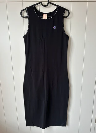 Zwart lang kleedje van Champion, merk: Champion, staat: Nieuw zonder prijskaartje, maat: S / 36 / 8, € 25,00, € 26,95 inclusief Kopersbescherming
