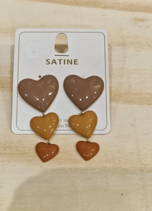 Boucles d'oreilles satine acier inoxydable, brand: Satine, condizioni: Nuovo con cartellino, €10.00, €11.20 include la Protezione acquisti