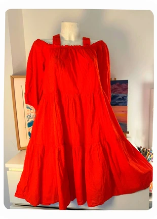 🍊 Robe orange à épaules dénudées H&M – Taille 34, marca: H&M, estado: Muy bueno, tamaño: XS / 34 / 6, 16,00 €, 17,50 € Protección al comprador incluida