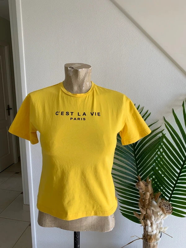 TEE shirt crop top femme - photo numéro 2