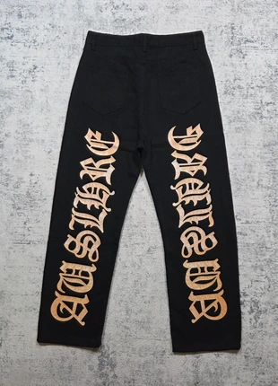 🖤 Pantalon Noir W39 L30 XL Streetwear Lettrage Gothique Beige Tapered Skate, brand: Vintage Dressing, condition: Very good, size: XL, €39.99, €42.69 includes Buyer Protection Pro