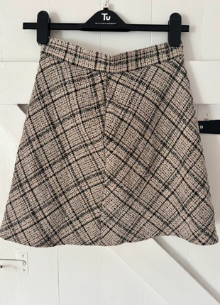 Checked Tweed A-Line Skirt – UK 8, brand: Primark, condition: Good, size: S / UK 8-10, £3.00, £3.85 includes Buyer Protection