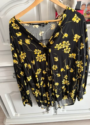 Tunique noir fleurie ms mode, brand: MS Mode, condizioni: Nuovo senza cartellino, taglia: XL / IT 46 / EU 42, €2.00, €2.80 include la Protezione acquisti