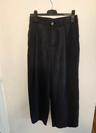 Pantalon large noir zara, brand: Zara, condition: Very good, size: M / 38 / 10, €13.00, €14.35 includes Buyer Protection