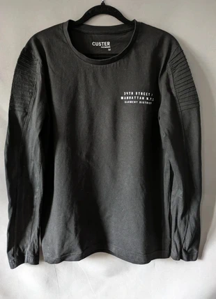 T-shirt homme Custer noir manches longues effet matelassé taille M, brand: Custer, condition: Very good, size: M, €10.00, €11.20 includes Buyer Protection