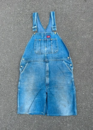 Salopette / dungarees dickies short single knee workwear Carpenter bleu vintage - Taille 4XL(44x32), brand: Dickies, condition: Very good, size: 4XL / 48 / 20, €45.00, €47.95 includes Buyer Protection Pro