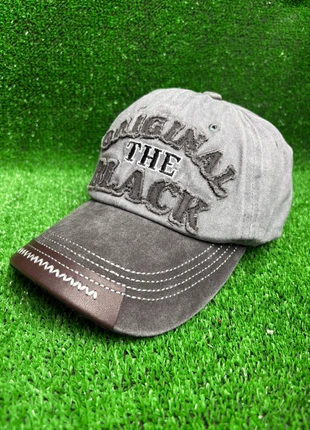 Casquette Brodé Noire et grise avec bande en cuir - Y2K style vintage, marke: y2k, zustand: Sehr gut, größe: Einheitsgröße, 10,00 €, 11,20 € inklusive Vinted-Käuferschutz