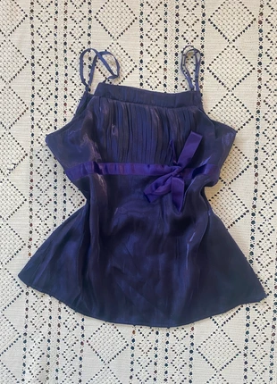 Top satin noeud coquette, marque: COQUETTE, état: Très bon état, taille: M / 38 / 10, 8,00 €, 9,10 € Protection acheteurs incluse